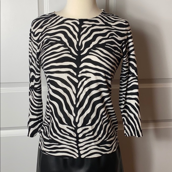 The limited zebra print sweater cotton - Picture 4 of 12